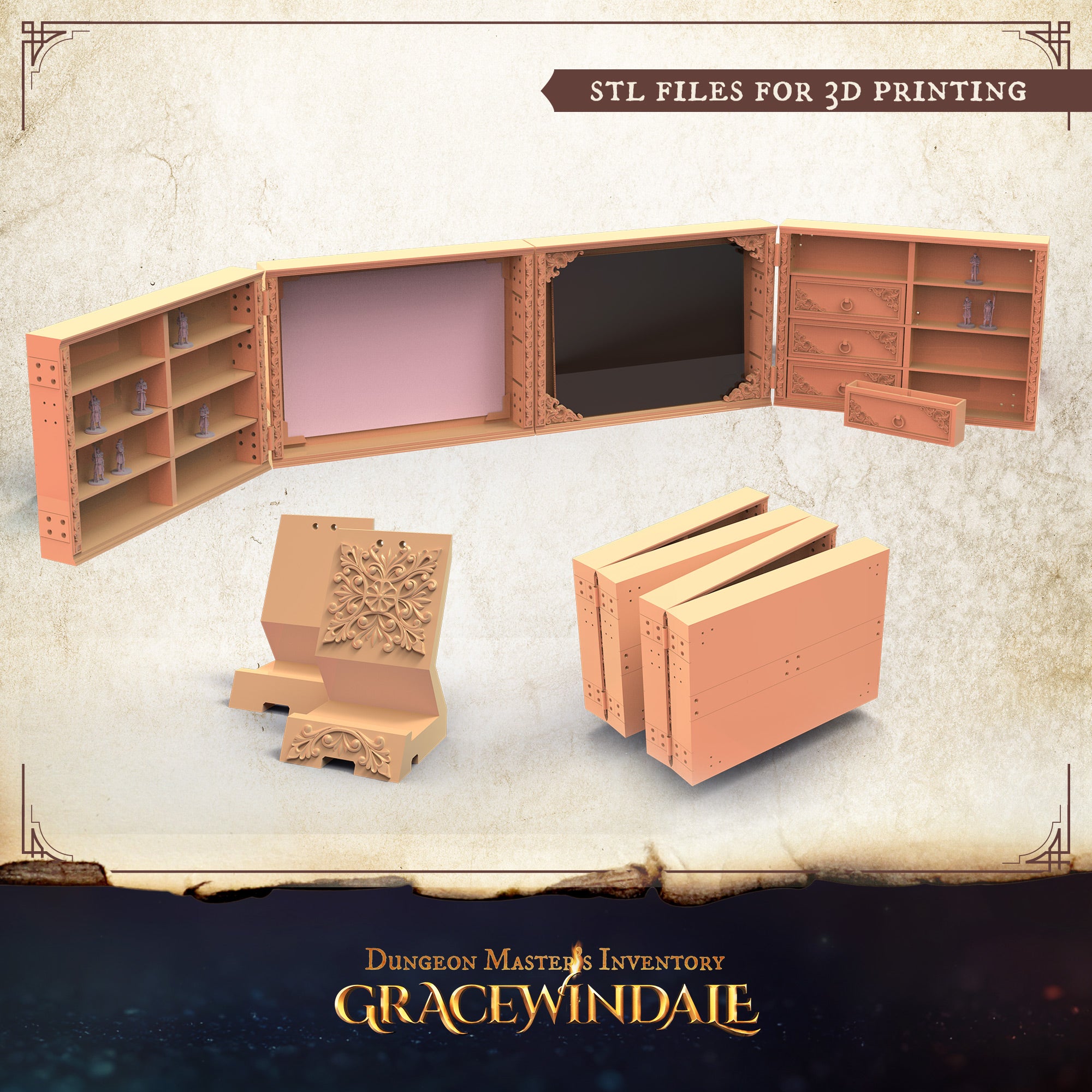 Horizontal DM Screen | Gracewindale Mini Scenery