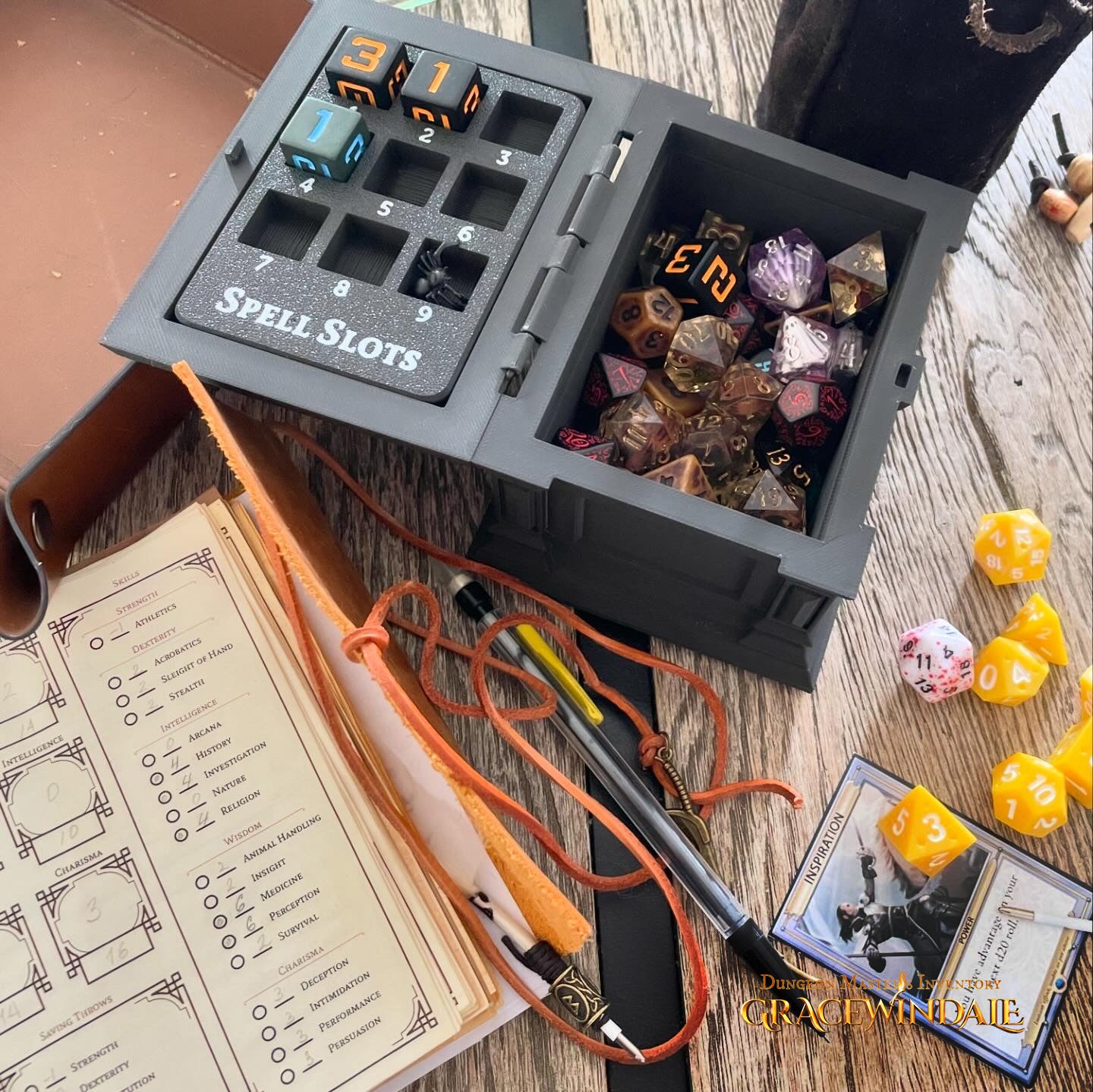 Dice Case & Spell Slot Tracker