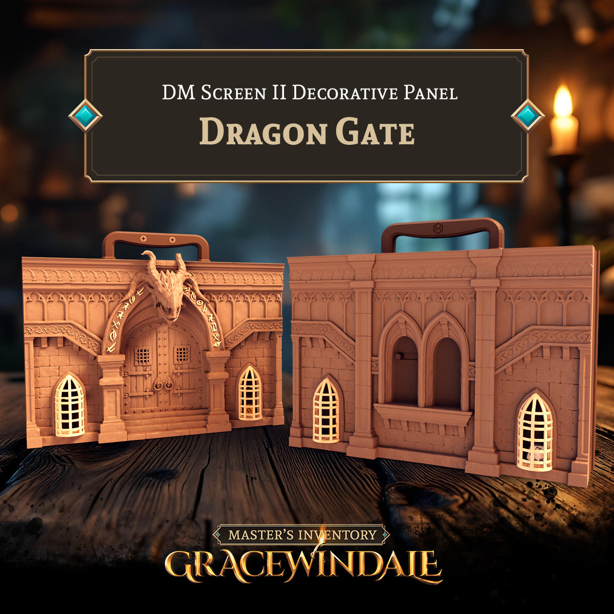 Dragon Gate Decorative Panel
