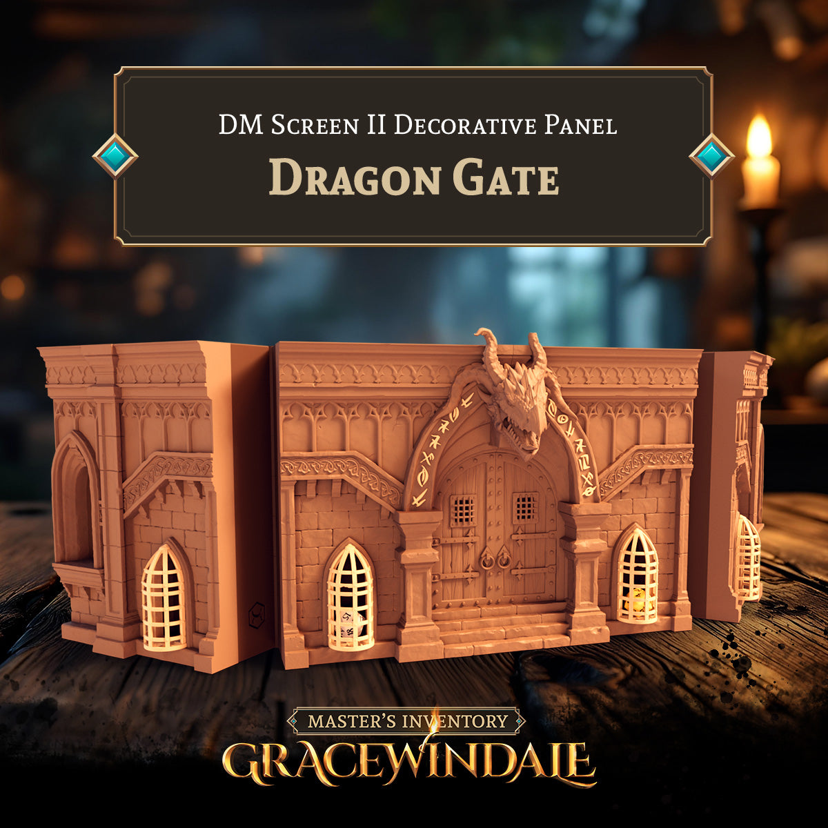 Dragon Gate Decorative Panel