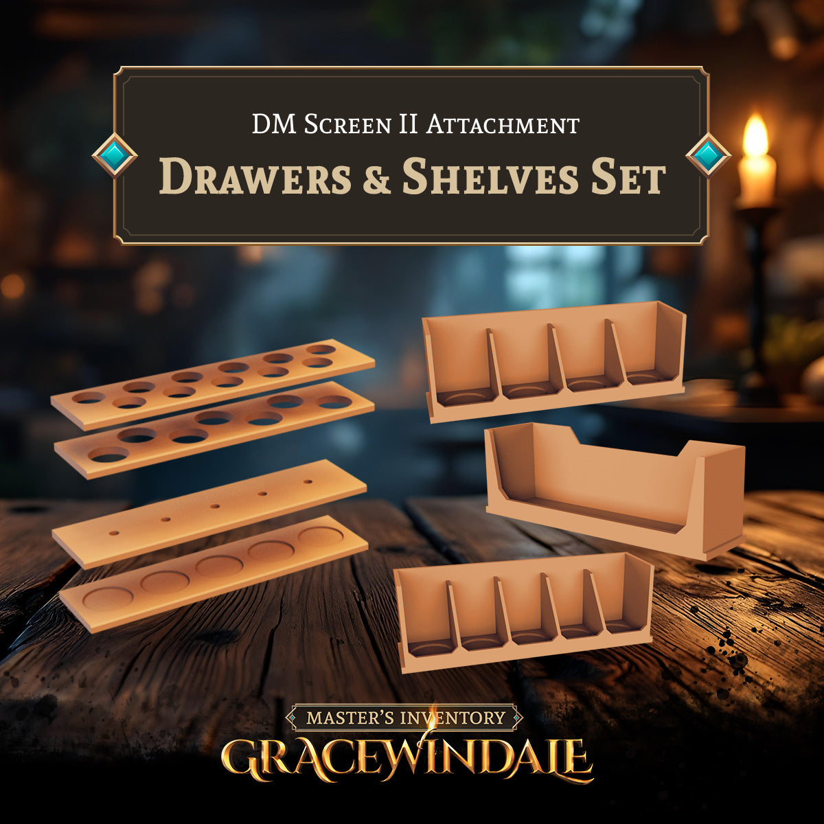 Shelves & Drawers Set Add-on