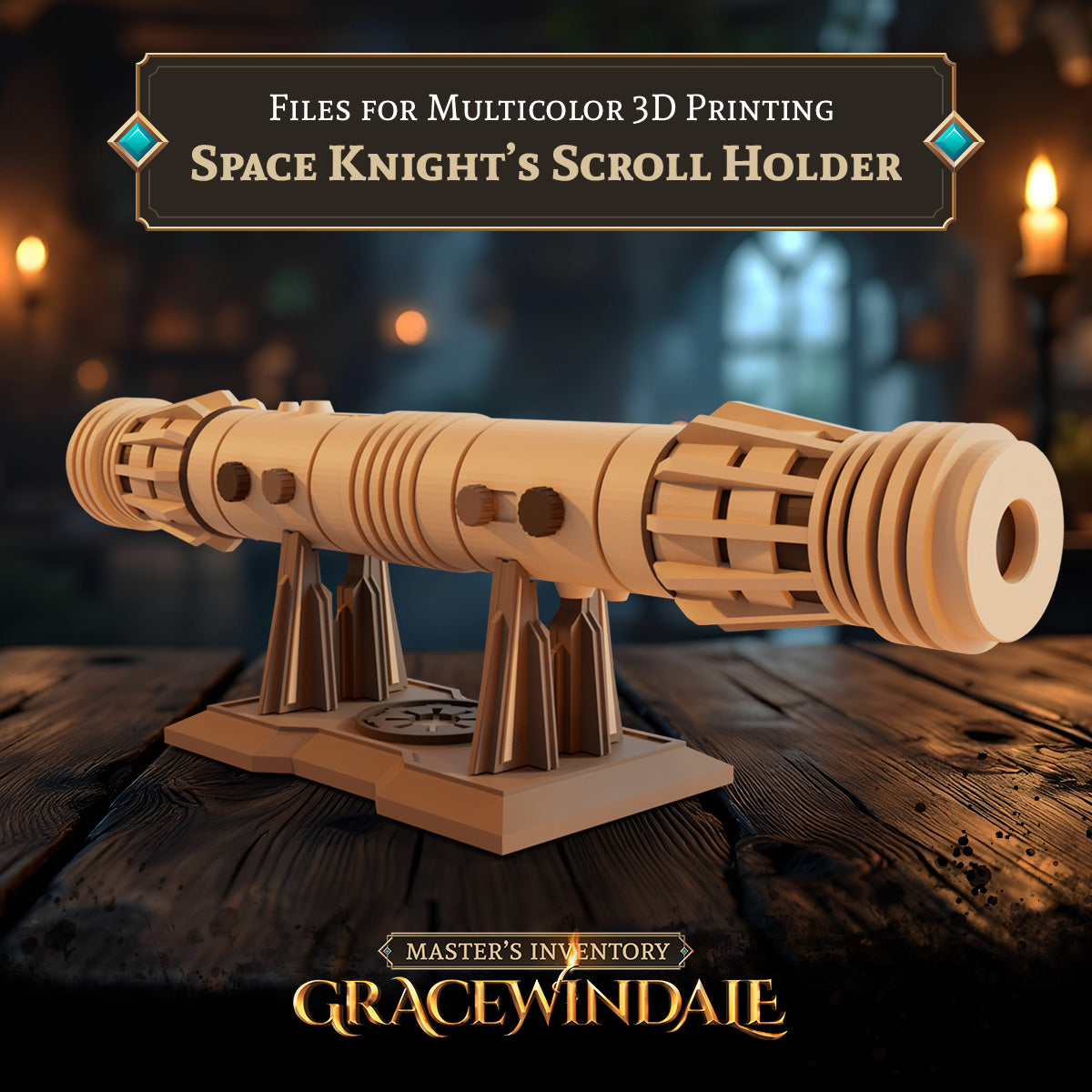 Knight's Scroll Holder