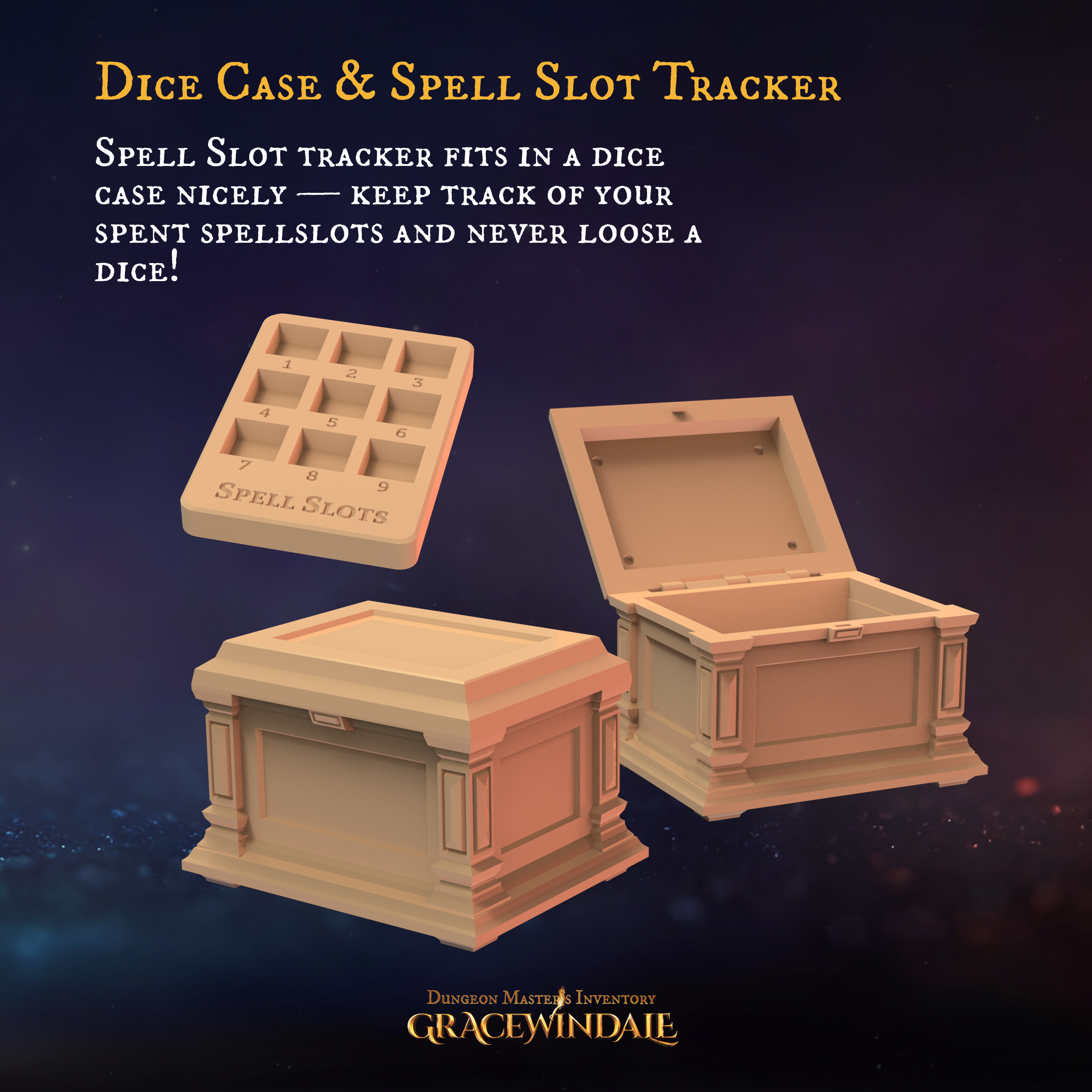 Dice Case & Spell Slot Tracker