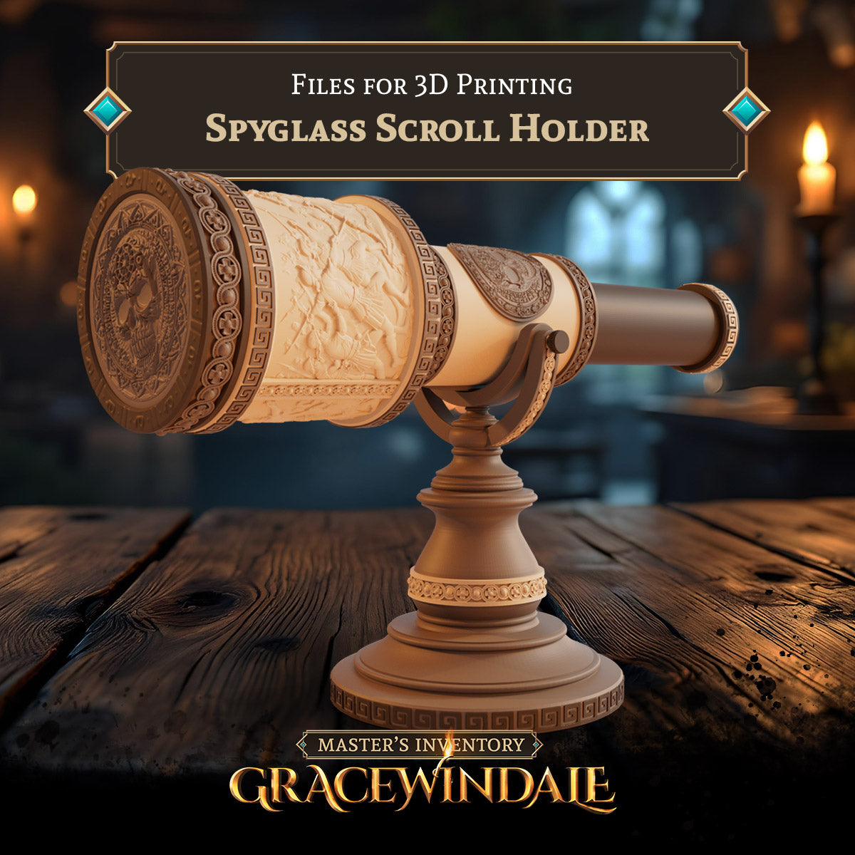 Pirate's Scroll Holder