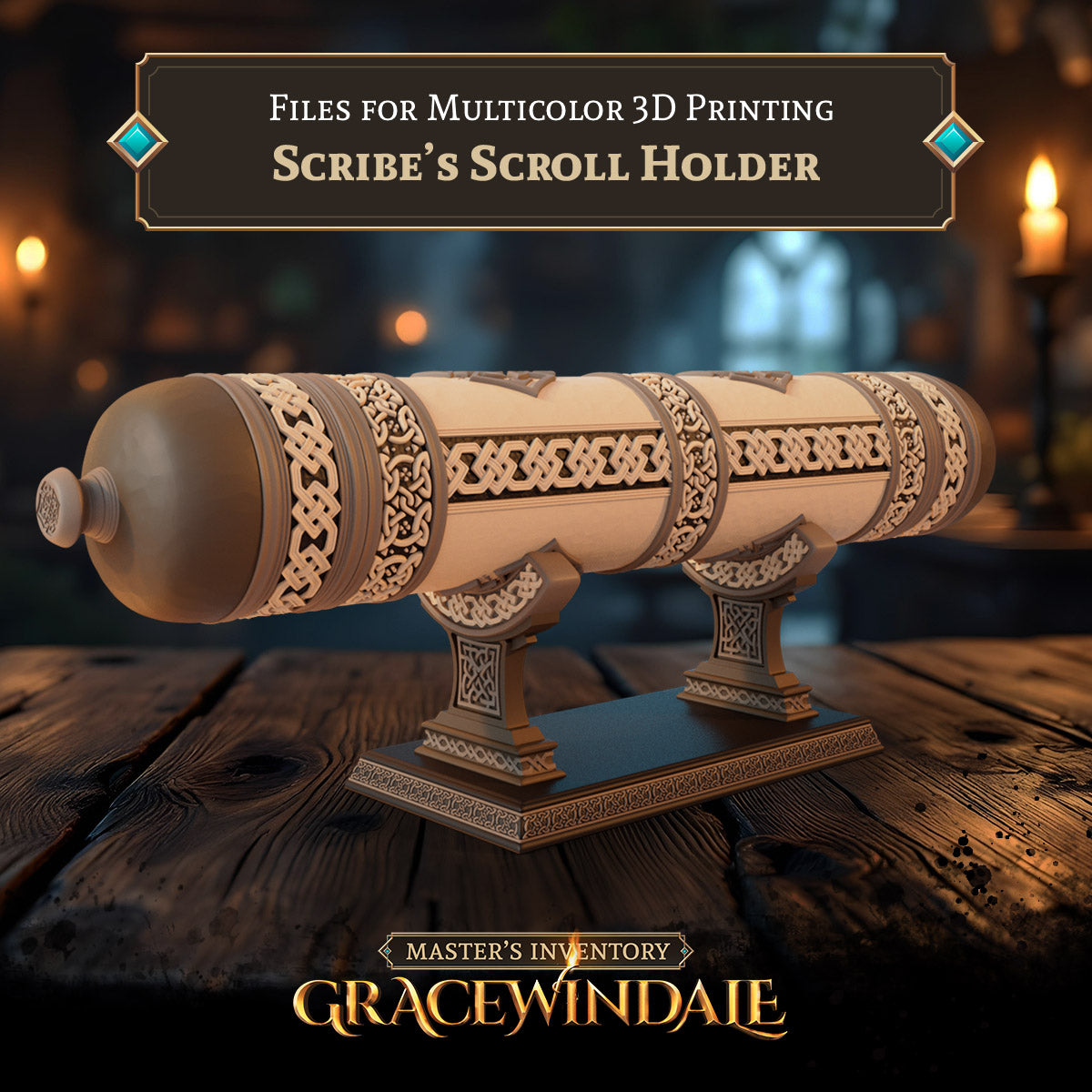 Scribe's Scroll Holder